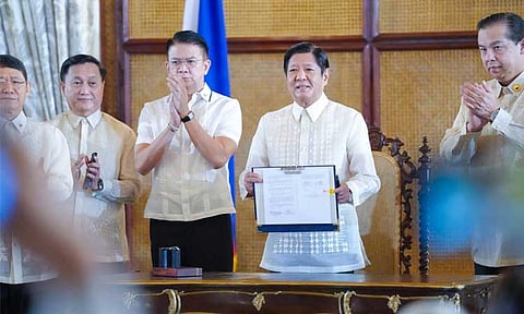 President Ferdinand "Bongbong" Marcos Jr. has signed the Philippine Maritime Zones Act and the Philippine Archipelagic Sea Lanes Act to strengthen the Philippines' rights and security over its maritime territories.
