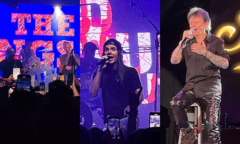 (From left) We The Kings, The Red Jumpsuit Apparatus, and Air Supply had performed in Davao City for 2024.