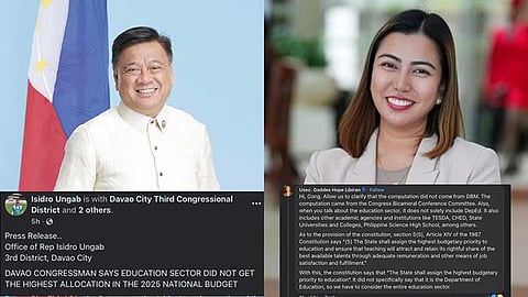 Ungab slams DPWH’s bigger budget than mandated priority to education