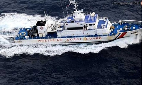 Philippine Coast Guard's BRP Cabra (PCG photo)