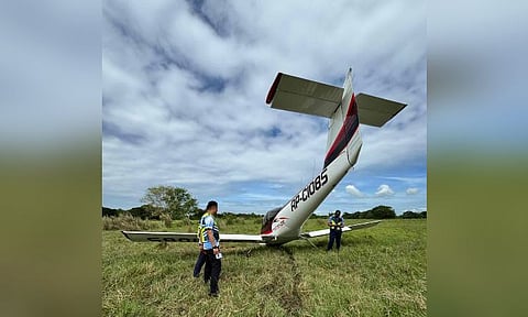 Training aircraft makes emergency landing in Bulacan