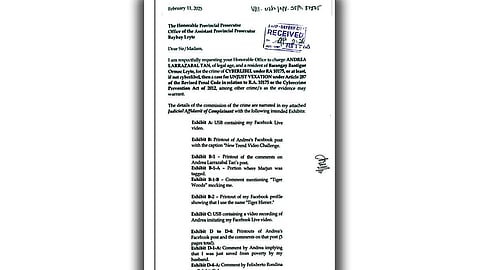 Kandidato pagka konsehal sa Villaba, gireklamo’g cyberlibel