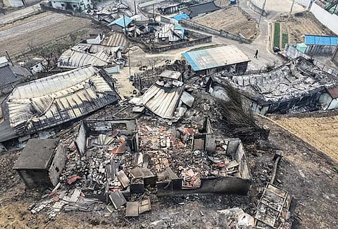 Wildfires ravage southern South Korea, killing 18 people and forcing 27,000 to evacuate