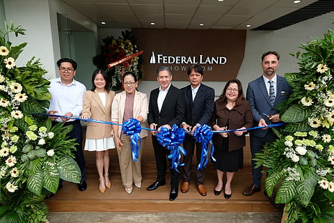 In photo are Federal Land and Marco Polo Plaza Cebu representatives (from left): Joleber C. Busa, Project Development Manager; Freya B. Alba, Sales Activation and Administration Head; Jessica C. Hernandez, Sales Planning Head; Jose Mari H. Banzon, President of Federal Land; Fidel P. Malaca, Vice President of Cebu Estate; Lara C. Scarrow, Cebu Real Estate Operations Head; and Maximillian Schwalbe, General Manager of Marco Polo Plaza Cebu.