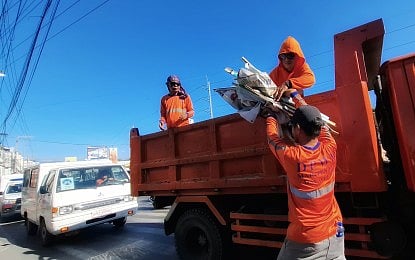 'OPLAN BAKLAS'. The “Oplan Baklas” team of Commission on Elections 11 (Davao Region) hauls campaign materials that were illegally placed along Claro M. Recto Avenue on March 28, 2025. Comelec Chairperson George Garcia on Tuesday (May 6) said there are 30 to 35 candidates in the May 12 elections, among them a senatorial bet, who will face disqualification cases due to alleged illegal campaign materials. 