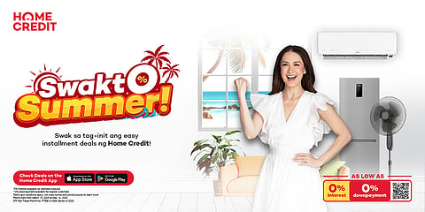 Stay cool and comfortable this summer with must-have cooling appliances available through Home Credit’s 0 percent interest offers.
