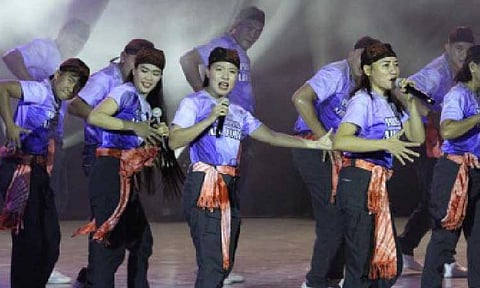 NEW BATTLEGROUND. Members of the Philippine Air Force perform during the "Musikalayaan 2025" at Rizal Park Open-Air Auditorium in Manila on Thursday (June 5, 2025). Organized jointly by the National Historical Commission of the Philippines and the Media and Civil Affairs Group of the Armed Forces of the Philippines, the musical play aimed to awaken national consciousness on the importance of safeguarding the West Philippine Sea and asserting the country's sovereign maritime rights. (PNA photo by Avito C. Dalan)