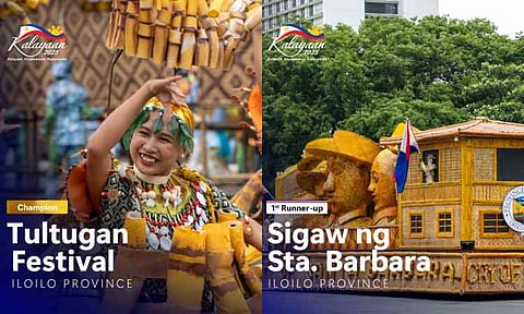 ILOILO. The Tultugan Festival of Maasin, Iloilo, and Iloilo City’s Dinagyang Festival emerged as the top winners in the Festival Performance Competition during the Parada ng Kalayaan 2025 held on June 12 at Quirino Grandstand in Manila. The Provincial Government of Iloilo also won first runner-up in the Historical Float Design category. 