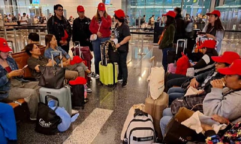 SAFE. All 31 overseas Filipino workers (OFWs) affected by the temporary closure of Qatari airspace are safe and being assisted on the ground, Migrant Workers Secretary Hans Leo Cacdac said on Tuesday (June 24, 2025). The delay in the repatriation flight to the Philippines was due to the sudden closure of Qatar’s airspace following an Iranian missile attack on a US air base in the Gulf state. (Photo courtesy of DMW Sec. Hans Leo Cacdac)