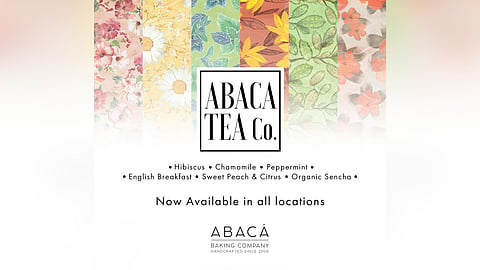 A new way to sip: Abaca Tea Co. debuts premium teas at all Abaca Baking Company stores 
