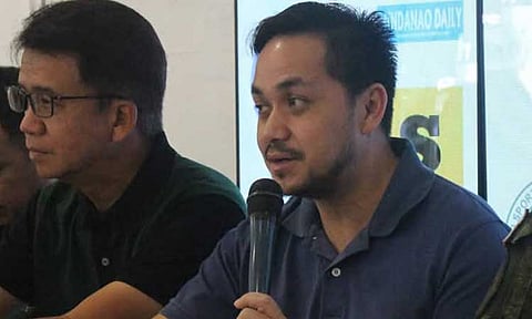 ATENEO SUPERHEROES RUN. Organizing committee member Michael delos Santos discusses the details of the Ateneo Superheroes Run set on July 13 during Thursday’s Davao Sportswriters Association (DSA) Forum at The Annex of SM City Davao.