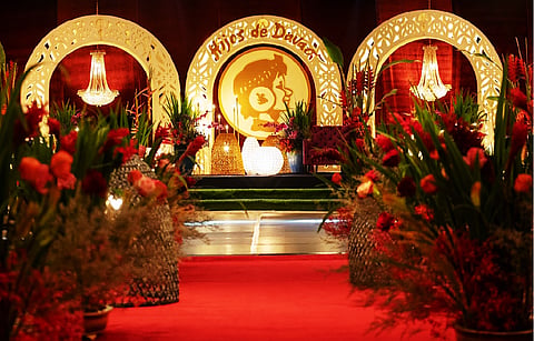 The stage