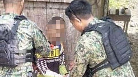 NPA Amazon surrenders carrying along her 21-day-old baby