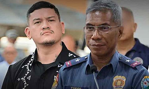 Davao City Acting Mayor Sebastian “Baste” Duterte and Philippine National Police (PNP) Chief Gen. Nicolas Torre III.
