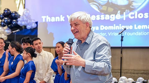 MANILA. French social worker Dominique Lemay, founder of Virlanie Foundation Inc.