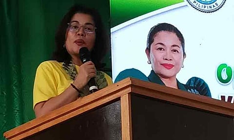 YAMAN NG COTABATO EXPO. North Cotabato Governor Emmylou "Lala" Taliño-Mendoza thanks the Department of Agriculture-12 for its continued support of the province’s agriculture and poultry sectors during the opening of the Yaman ng Cotabato: Travel and Trade Expo on August 26, which also marked the start of the Kalivungan Festival 2025. 
