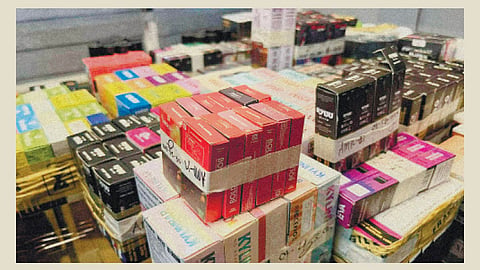 500M worth of illegal vape products seized