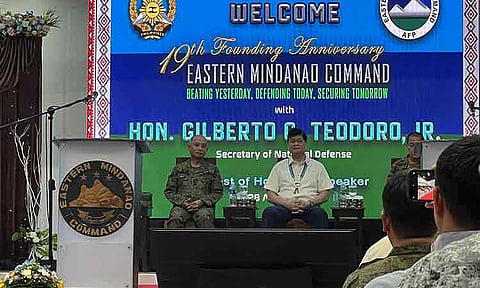 The Eastern Mindanao Command (Eastmincom) of the Armed Forces of the Philippines (AFP) marked its 19th Founding Anniversary on August 28, 2025, at the Multi-Purpose Covered Court of Naval Station Felix Apolinario in Panacan, Davao City, with a solemn yet proud celebration of nearly two decades of service to the Filipino people. 