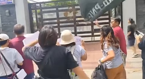 Propyedad sa mga Discaya gi-vandal, gilabayag lapok