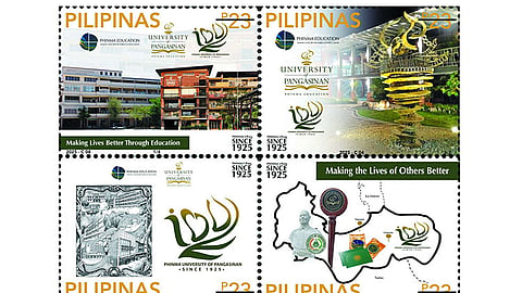 PHLPost honors University of Pangasinan’s centennial with commemorative stamps