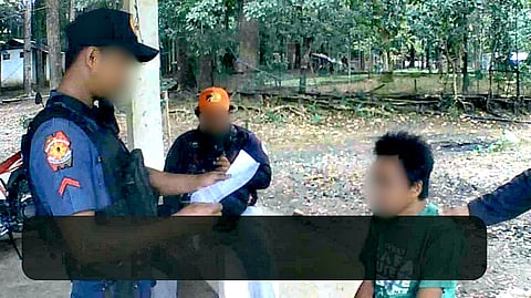 ILOILO. Operatives of the Maasin Municipal Police Station, backed by the 1st Iloilo Provincial Mobile Force Company, arrest the fifth most wanted person in Western Visayas in Barangay Daja, Maasin, Iloilo on September 12, 2025.
