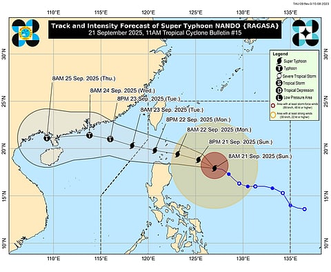 'Nando' now a super typhoon