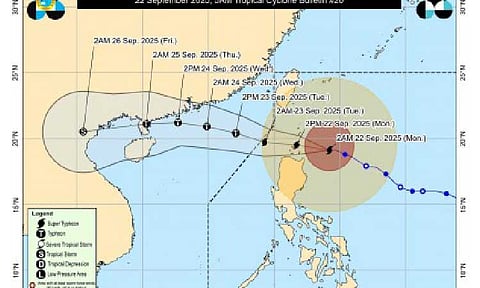 Track of Super Typhoon Nando (PAGASA graphics)
