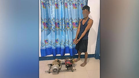 Nangawat og water pump sa uyoan, nasakpan