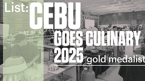 List: Cebu goes culinary 2025 gold medalists