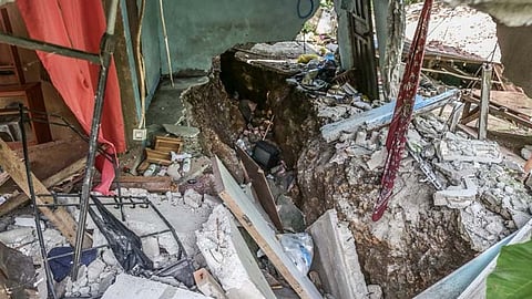 Hagnaya residents’ dilemma: 
Relocate or stay in a sinking place where their livelihoods are