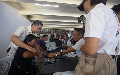 Registration of voters (File photo)