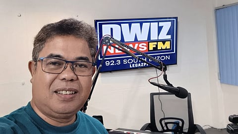Bicolano broadcaster Noel Bellen Samar.