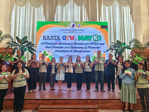 P840K tabang sa DMW RO-VII gihatag sa OFWs sa Central Visayas  