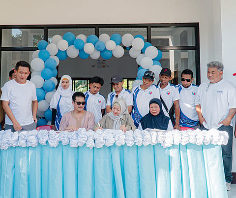 ZAMBOANGA. Senator Robinhood Padilla (seated, left) joins Isabela City Mayor Sitti Djalia Turabin-Hataman (seated, center) as they unveil some P8.3 million worth of infrastructure projects in Lukbuton village on Friday, October 31, reaffirming the City’s commitment to sustainable progress and community development.