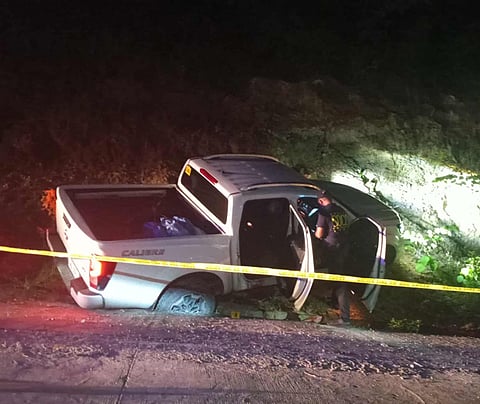 ZAMBOANGA. Two people die in a gun attack early Saturday, November 1, in a dark portion of the bypass road in San Roque village, Zamboanga City. 