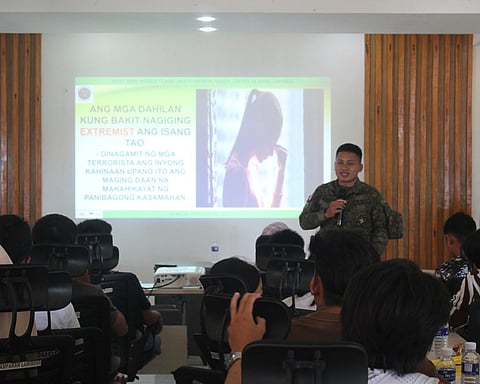 ZAMBOANGA. The 104th Infantry Battalion conducted a youth summit on Preventing and Countering Radicalization and Violent Extremism in Siasi, Sulu, on Saturday, November 1, to instill awareness and promote peace and security in the island town. The event was attended by the municipality’s 50 Sanggunian Kabataan chairpersons. 