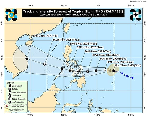 ILOILO. Residents of Iloilo City brace for the approaching Tropical Storm Tino as the City Government suspends classes and Pagasa issues a storm surge warning for Western Visayas.  