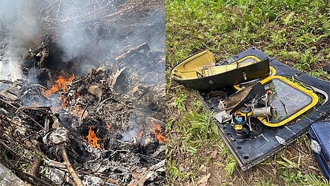 Helicopter on disaster response mission crashes in Agusan amid Typhoon Tino