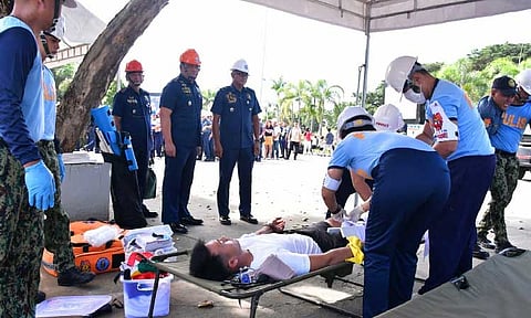 CL policemen join 2025 quake drill