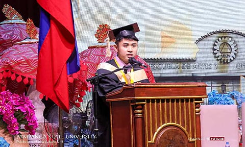 CPA Board topnotcher
 thanks Capitol for aid