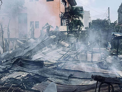 8 ka mga balay naugdaw sa sunog sa Lapu-Lapu