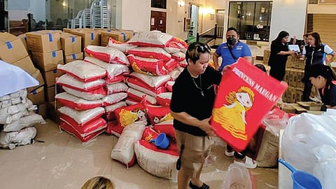 Relief operations bring essential aid 
to Cebu, nearby provinces after Tino