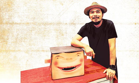 HAPPY ART. Pierre’s booth at the TUBO Art Fair 2025.
