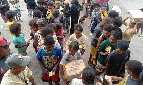 6K Aeta families get food packs 
