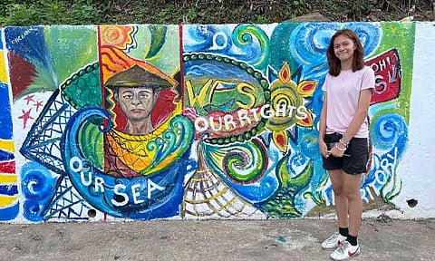 The National Intelligence Coordinating Agency, in partnership with other regional line agencies and the municipal government, holds a mural painting activity at Barangay Calapacuan in Subic, Zambales aimed to deepen understanding of the historical, environmental, and economic significance of the West Philippine Sea. (Photo courtesy of NICA)
