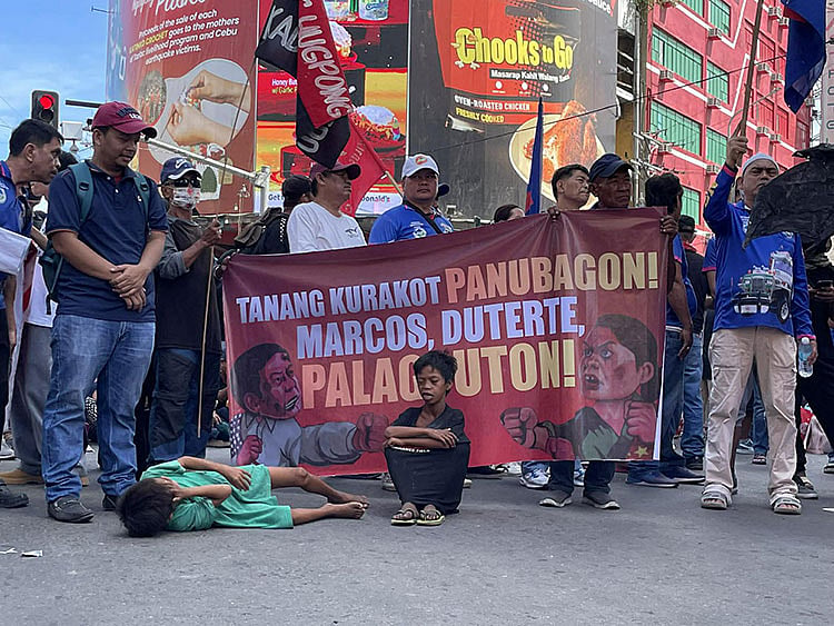Groups rally in Cebu on Bonifacio Day against corruption