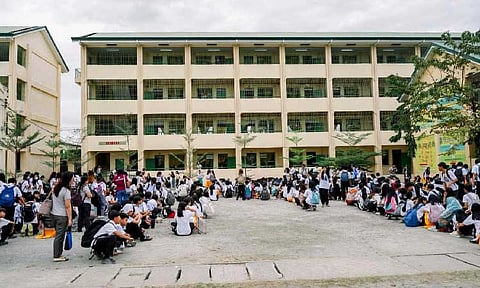 Earthquake drill conducted at Pampanga High School 
