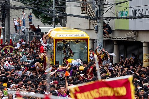 MANILA.  Philippine National Police (PNP) Acting Chief Police Lieutenant General Jose Melencio Nartatez Jr. commended all commanders and uniformed personnel on the ground for their hard work, dedication, and perseverance in performing their assigned duties during the nearly 31-hour procession of the Black Nazarene in Manila.
