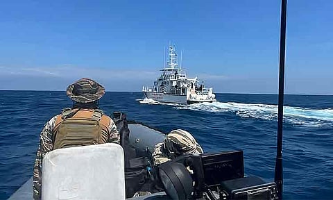 SEARCH AND RESCUE. The Philippine Coast Guard District Southeastern Mindanao (CGDSEM), together with partner agencies, continues search and rescue operations for the missing motorbanca MBCA Amejara on Wednesday, January 21, 2026. The Coast Guard has deployed several vessels and an aircraft to scour the affected maritime areas. Authorities earlier rescued one survivor on January 20, 2026, at 10:46 a.m. in waters stretching from Brgy. Laker, Sarangani, to Jose Abad Santos, Davao Occidental. Operations remain ongoing as teams work to locate the remaining passengers and ensure maritime safety. 