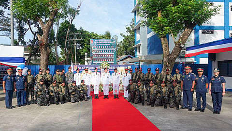BACOLOD. The Police Regional Office–Negros Island Region (PRO-NIR) commemorates the National Day of Remembrance for the Heroic Sacrifice of the Special Action Force (SAF) 44 on Sunday, January 25, 2025, in front of the PRO-NIR Admin Building at Camp Alfredo Montelibano Sr., Barangay Estefania, Bacolod City. 